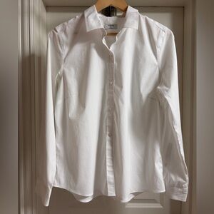 UNTUCKit Wrinkle-free Cotton Stretch Bella Shirt | 12 | White